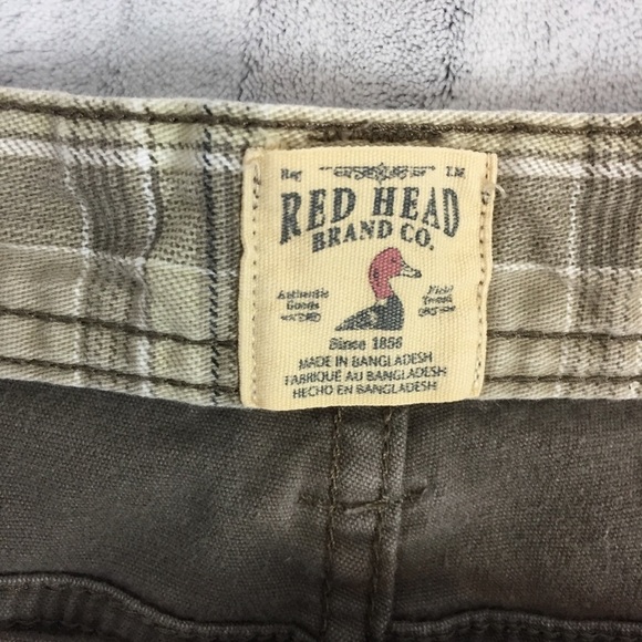 RedHead Cargo Shorts Mens 40 Brown Box Pockets - Picture 6 of 10